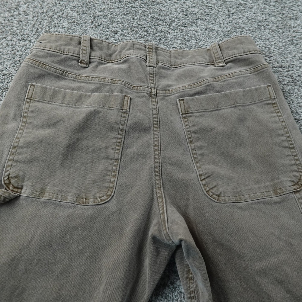 Abercrombie & Fitch Men's Cargo Pants in Olive Brown 32 x 27 Altered. Cool pants - Picture 9 of 10